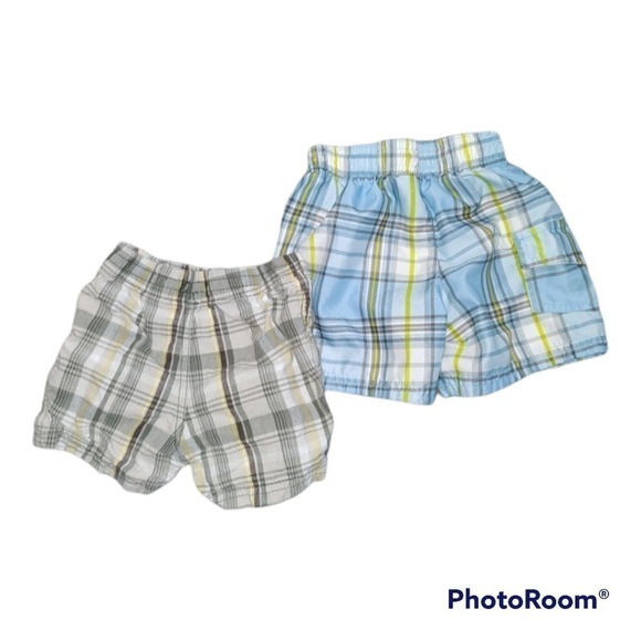 Baby toddler Swim and regular Shorts boys 12 months two pair - Picture 2 of 3